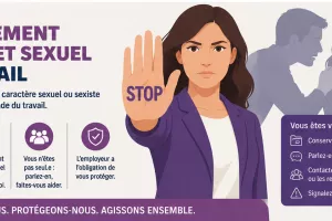 visuel d'une femme dit stop 
